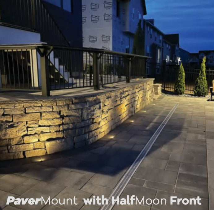 Micro Bullet Series – Paver Mount - Square - Flat Front